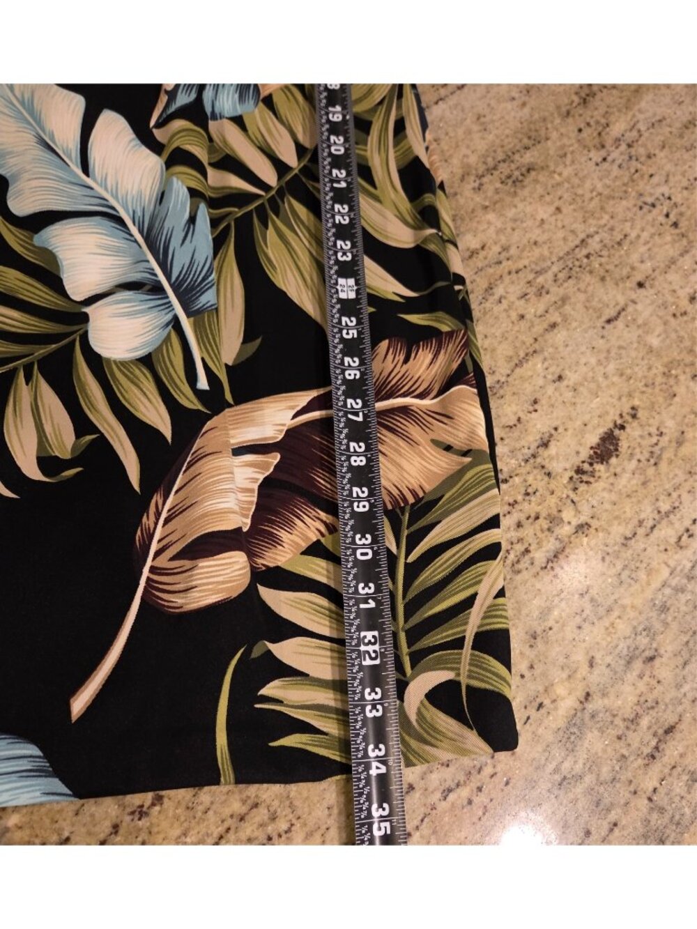 AGB Dress Floral Aloha Hawaii Midi Sleeveless Size 6 Black Blue Green Zip - Picture 4 of 13